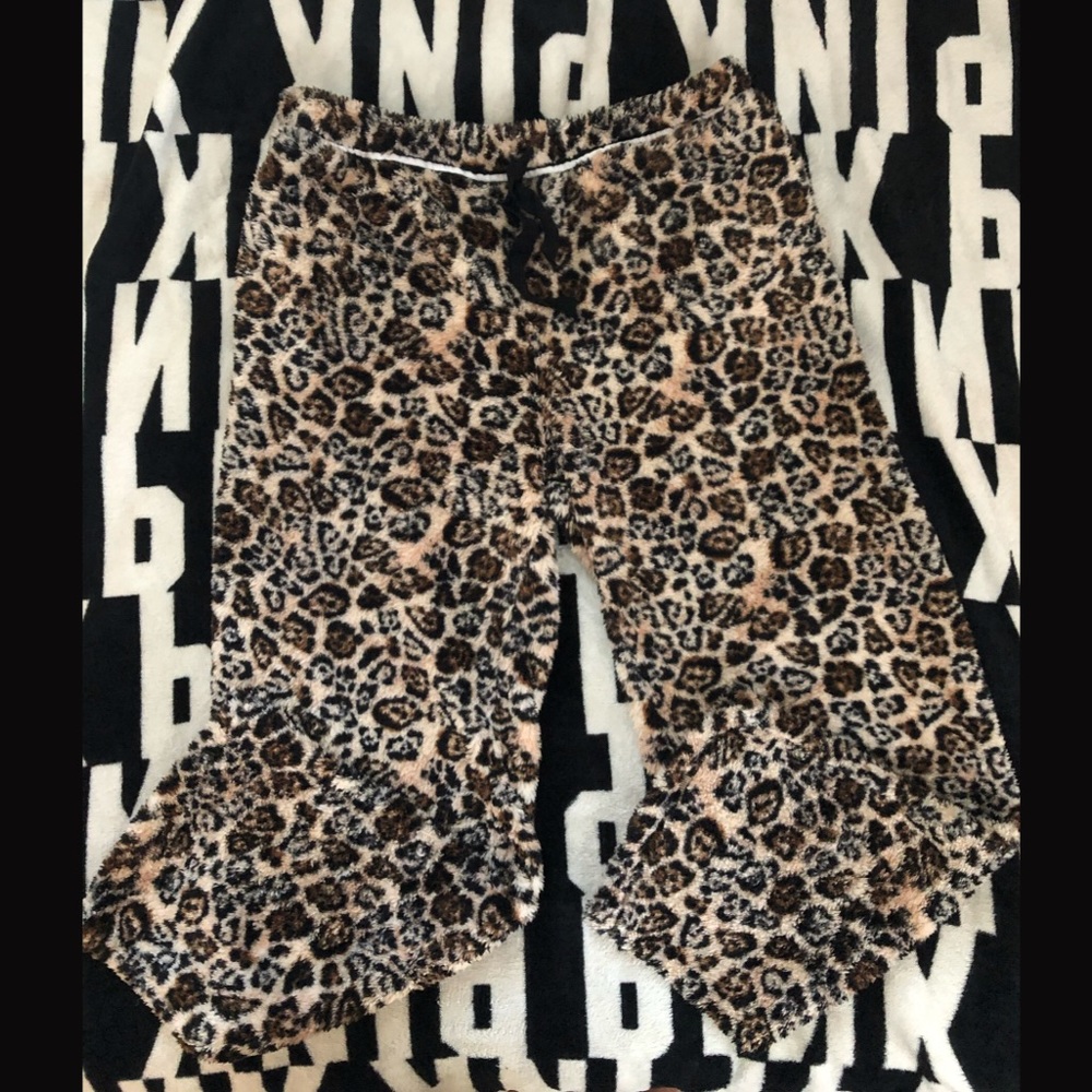 Jaclyn Intimates Fleece Cheetah Pj Pants🖤